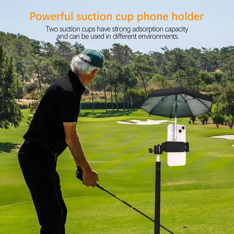 Mobile Phone Holder Sunshade Umbrella Portable Mini Waterproof Mobile Phone Holder Anti-Glare Sun Shade Cover Sun Shield