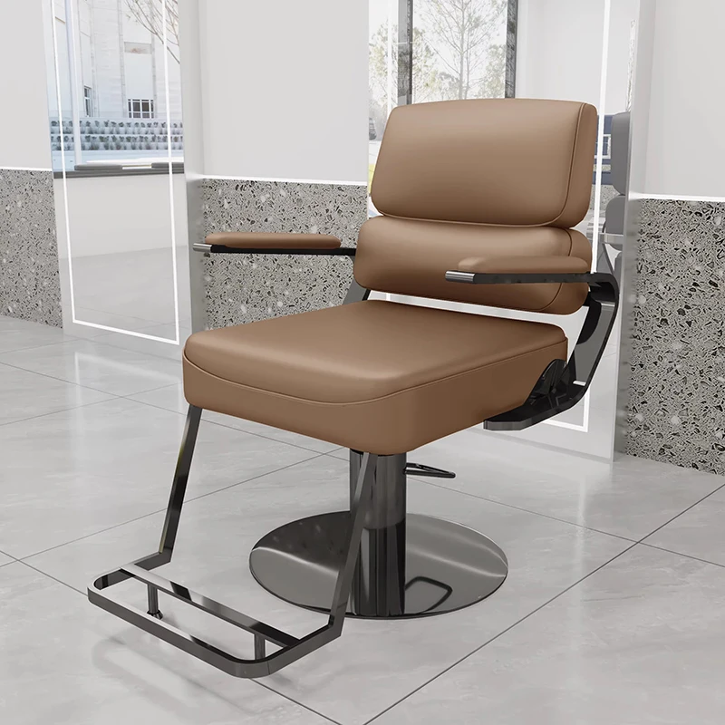 Professional Hydraulic Barber Chair Modern Adjuluxury Height Stylish Beauty Hairdressing Shop Equipment Chaise Coiffeur