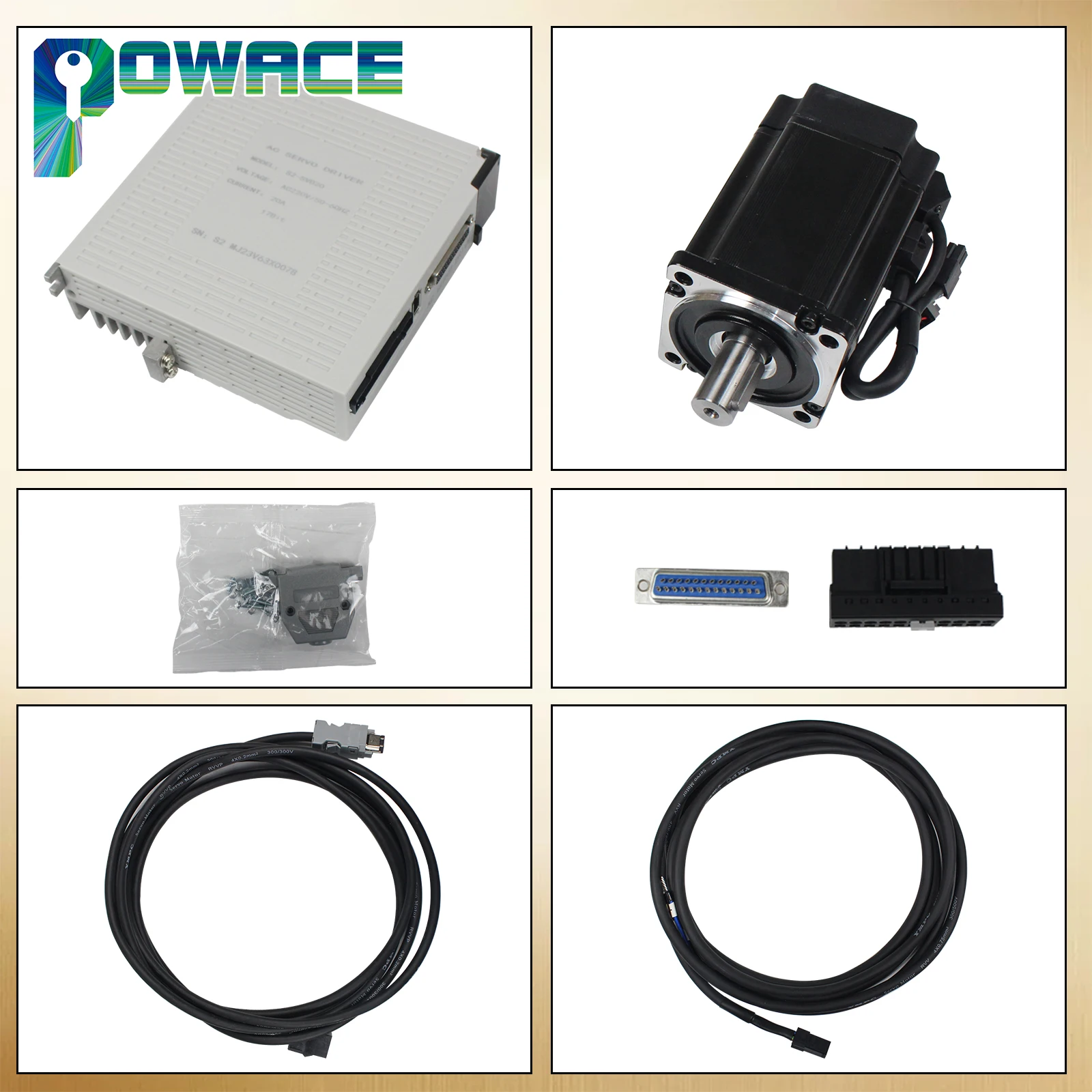 Imagem -02 - Kit de Codificador Magnético ou Óptico com Freio Servo Motor de Passo 3.18nm 1000w 1kw ac Cnc