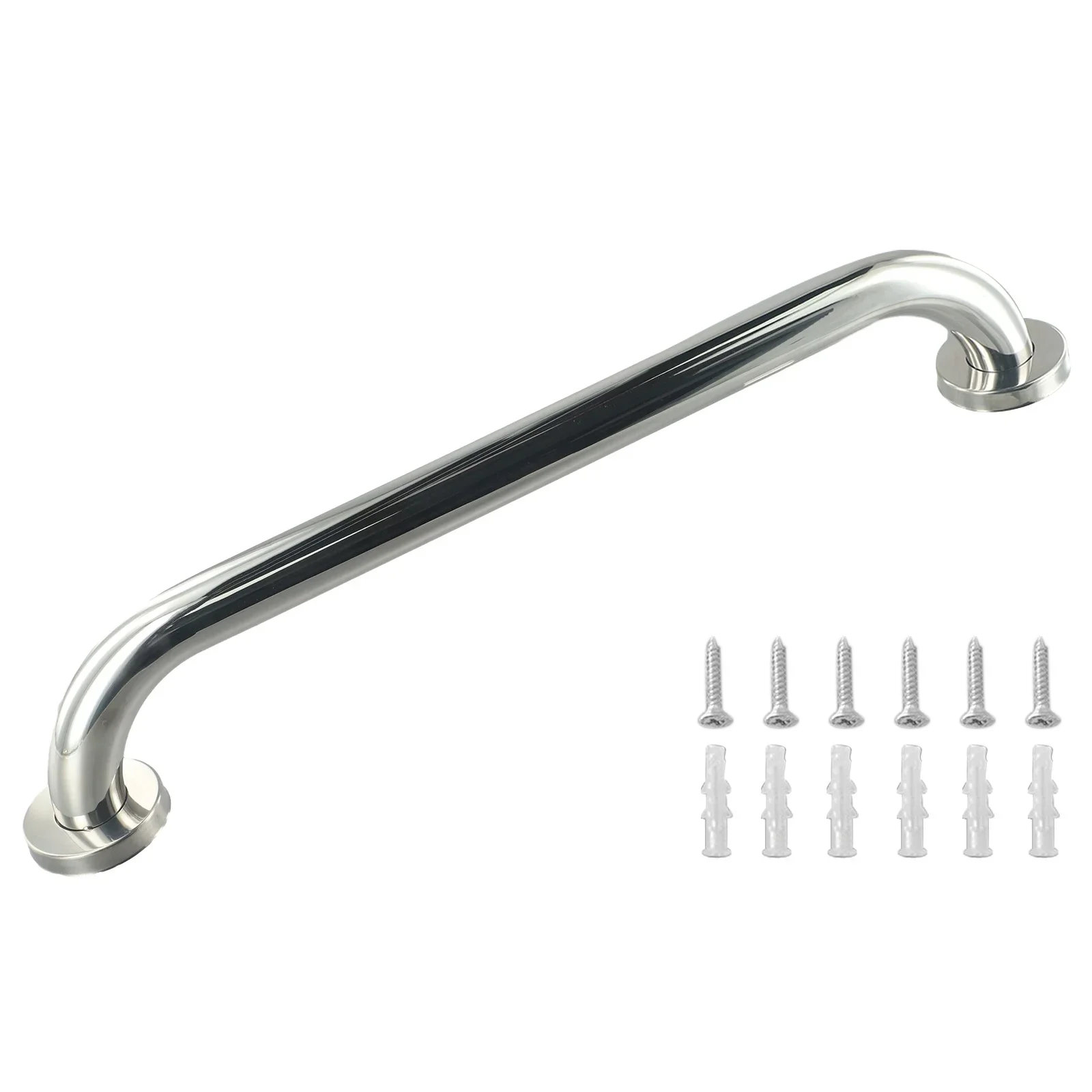 1pcs Grab Handle Grip Handle 201 Stainless Steel Grip Stainless Steel Stainless steel Wall 300/400/500mm Bar Bathroom Hand