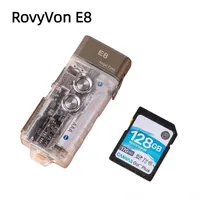 RovyVon E8 Keychain Flashlight 700 Lumens Rechargeable Dual 6500K Cool White Emitters with Versatile Sidelights and Battery