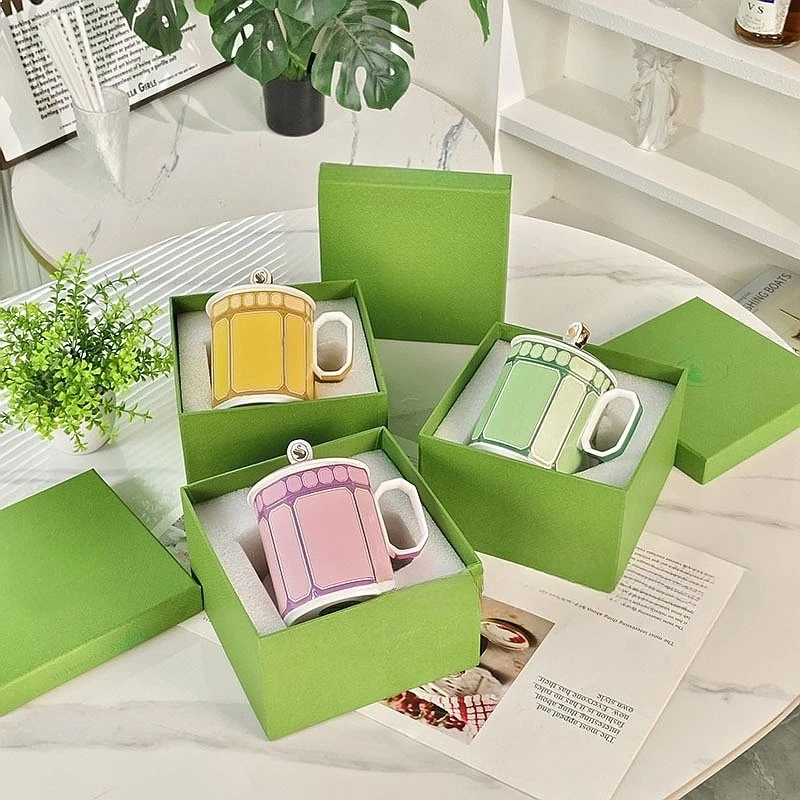 Swan Series High Appearance Exquisite Bone China Mug For Home Office Afternoon Tea Cup Porcelain Drinkware Gift Set Box