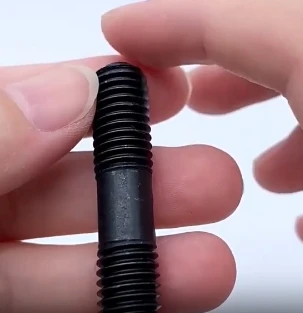 1/2 Pcs Grade 8.8 Carbon Steel Rod Double Thread Screw M20 M24 Stud Screw Rod Stud Bolts