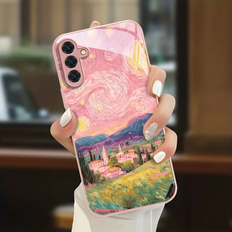 

Elegant and Durable Versatile Glass Phone Case for Samsung Galaxy A36, A52, A53, A54, A55, A56, S21, S22, S23, S24, S25 S26