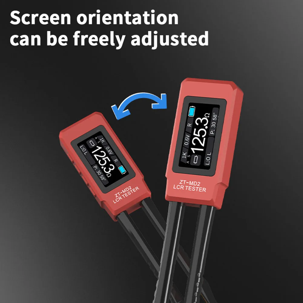 ZT-MD2 Intelligent Digital Clamp Meter LCR Bridge Tester For SMD Resistor Capacitor Inductor Diode Measurement Tool