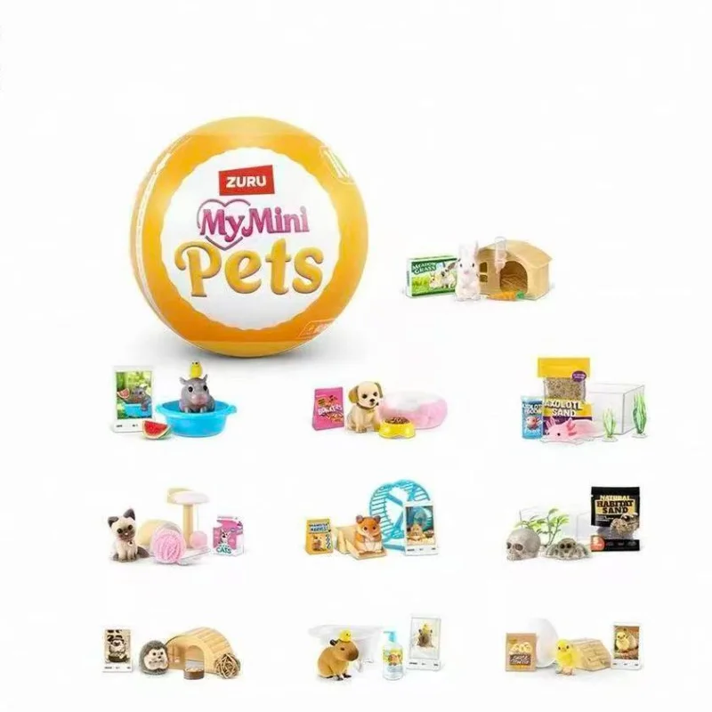 My Mini Pets/Prank/Home Furnishings/Doll Series Kawaii Blind Box Dog Rabbit Capybara Anime Figure Mystery Box Collection Gifts view 6