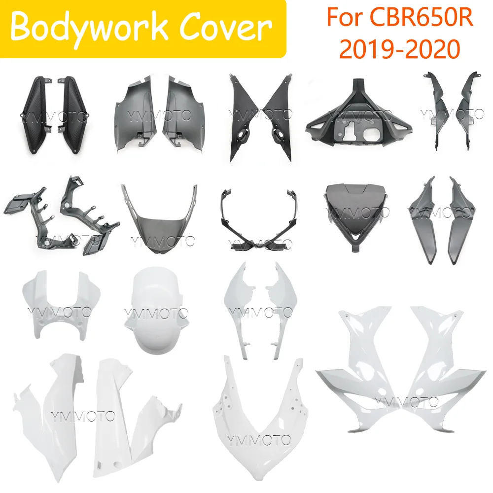 

For Honda CBR650R CBR 650 R 2019 2020 Unpainted Plastics Motorcycle Bodywork Fairing Kit Injection Cowl Panel Cover Accessories