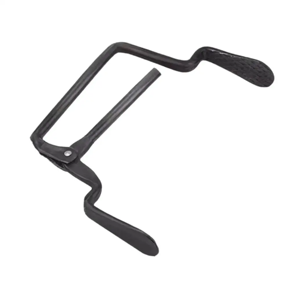 Steel Adjustable Brick Lifting Clamp Hand Operated Masonry Gripper for Construction Work with Blue Handle