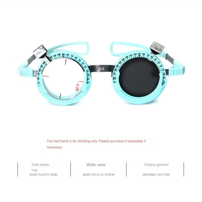 Optometric insert Trial Wearing Frame Auxiliary Lenses Metal Glass Cross Frosted Flat light Pieces Cross Pieces