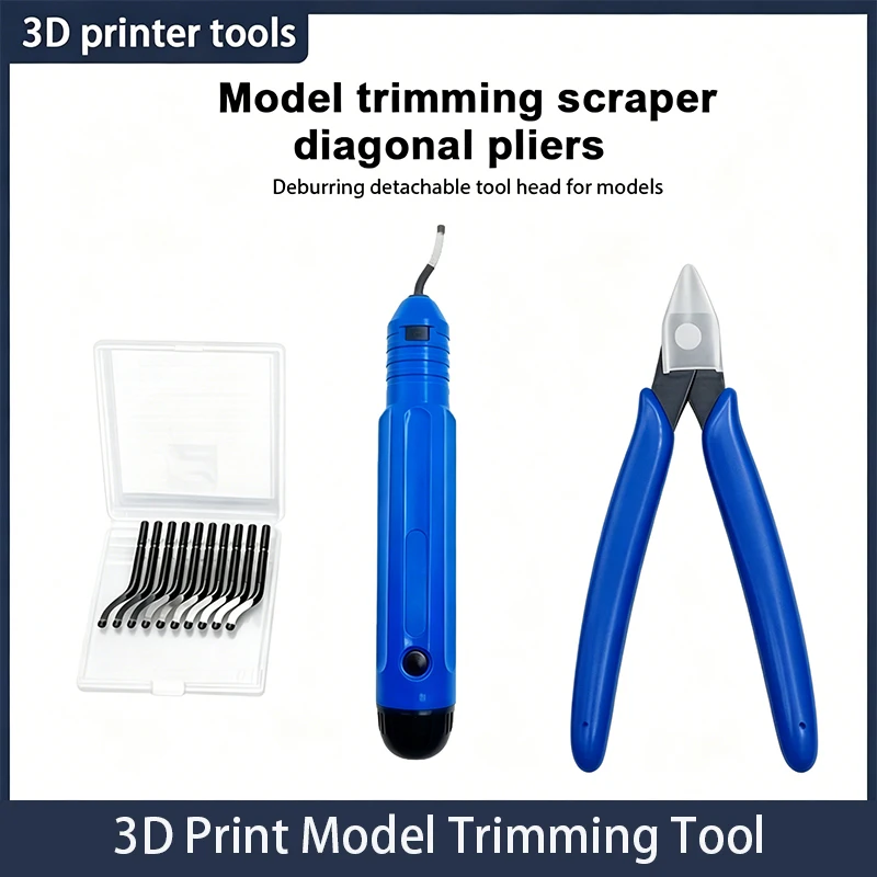 3D Printer Deburring Diagonal Pliers, Rotating Blade Trimming Tool for PLA PETG 3D Printed Model DIY Finishing Tool