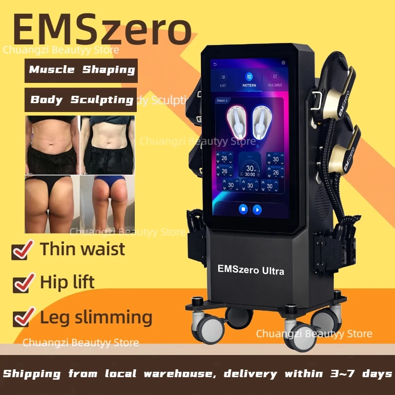 

New EMSzero 6500W Ems Body Muscle Sculpt Machine Build Muscle Stimulate Machine Pelvic Pads Available