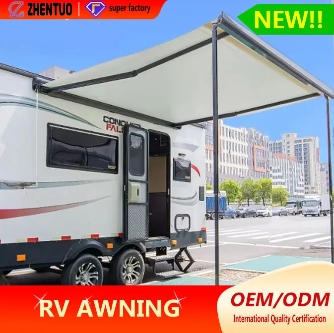 

Oem Odm Custom-Made Automatic RV Awning Aluminum Alloy Retractable Trailer Sunshade & Rain Shelter Model A01 3m X 2.5m Factory