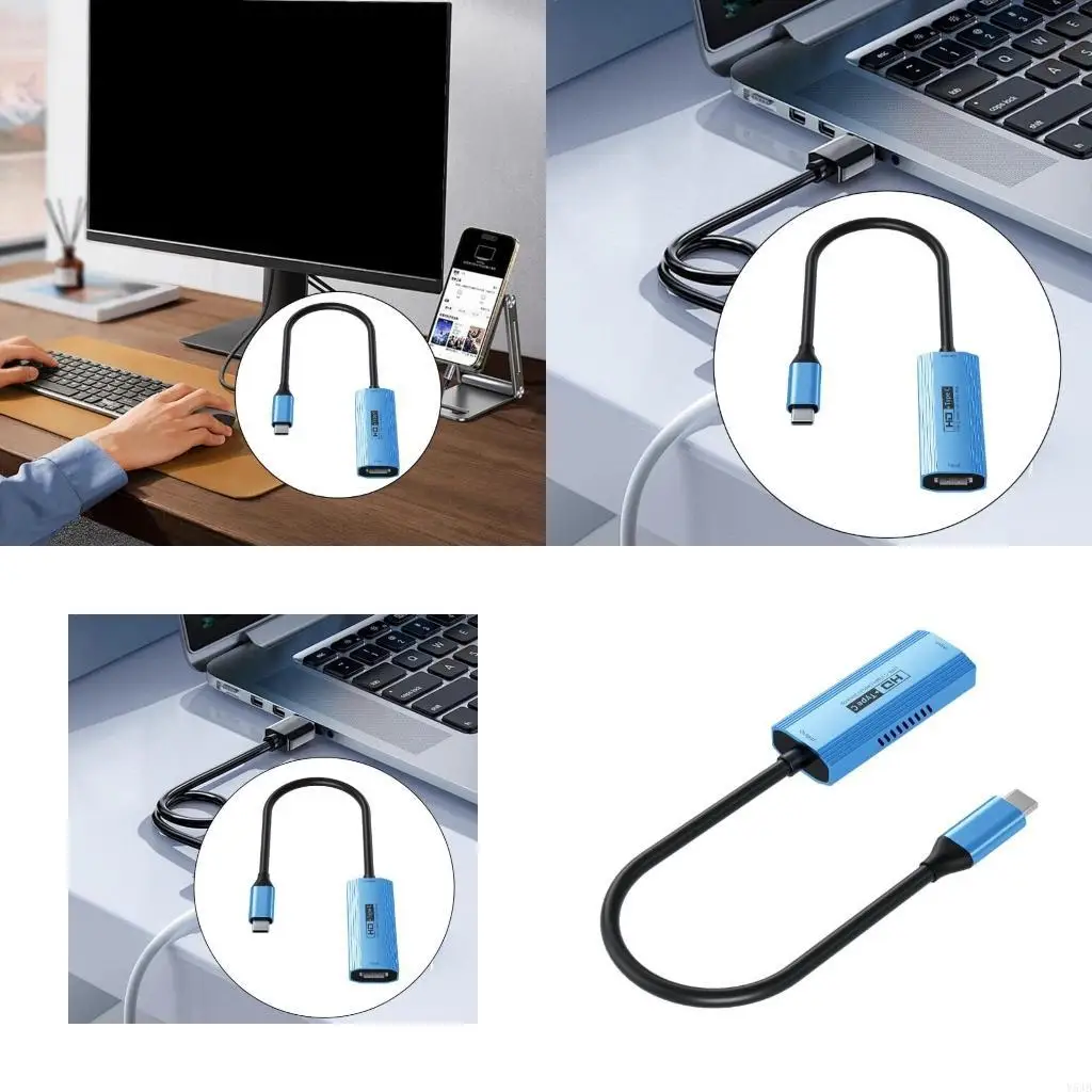 

Y5JB 1080p to Type C Устройство захвата слухового видео для игр и живых трансляций