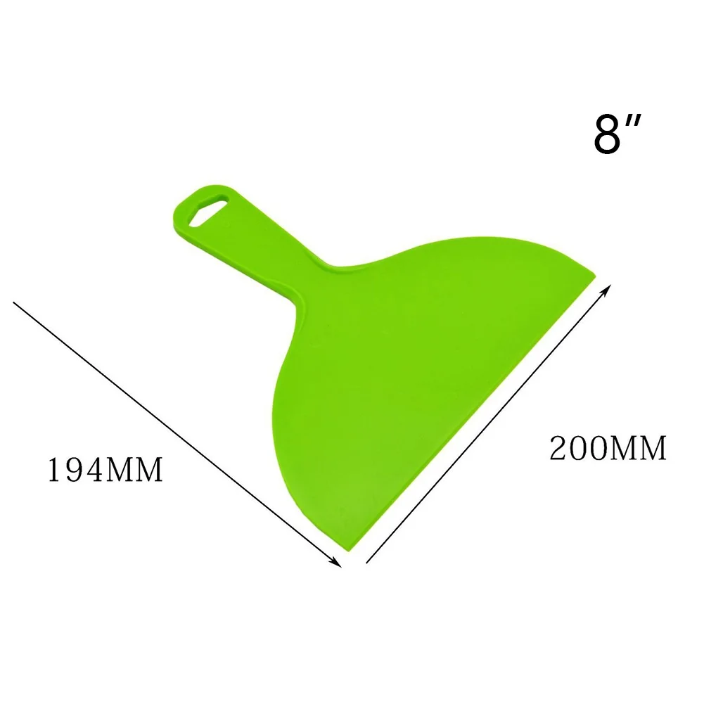 Raschietto Raschietto in plastica Vasca da bagno WC Miscelatore per mastice in plastica Skimmer Spalmatore per vernice 1 PC 2/4/6/8/10 pollici Riempimento Verde