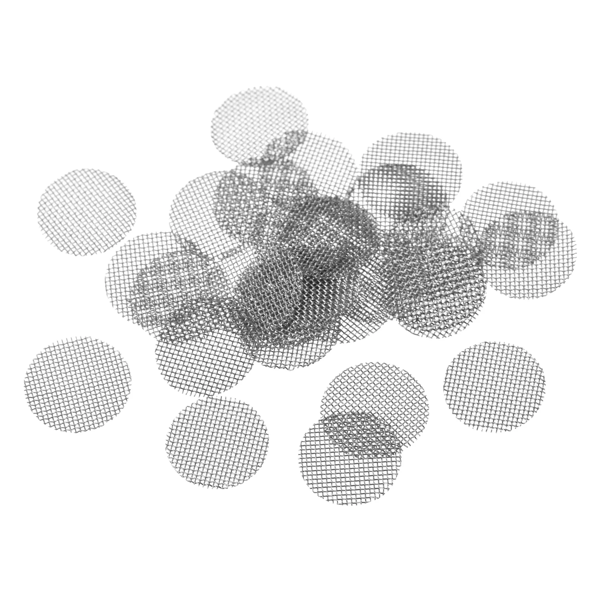 30pcs 10mm Diameter Pipe Screen Stainless Steel Screens Multifunctional Smoking Accessories for Pipe Filter