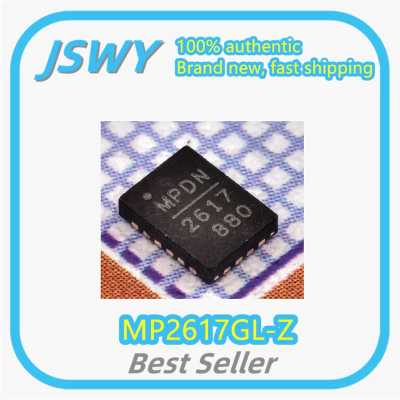 

(5/50 pcs) MP2617GL-Z MP2617 Silkscreen MP2617 QFN Power Management Chip In Stock Fast Shipping Genuine