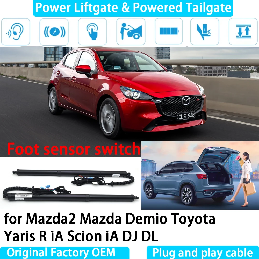 

for Mazda2 Mazda Demio Toyota Yaris R iA Scion iA DJ DL Automatic Electric Power Liftgate Powered Tailgate Strut Tail Gate Lift