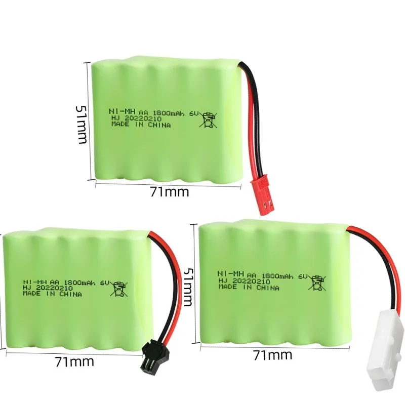 6V 1800mAh แบตเตอรี่ NiMH sm/jst/tamiya/6 V USB สำหรับ r/c รถสตันท์ r/c รถบรรทุก r/c เรือ /c ของเล่นรถถังควบคุมระยะไกล