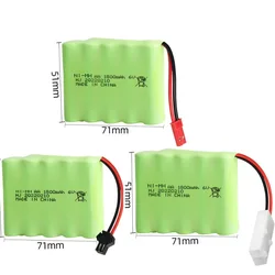 6V 1800mAh NiMH battery SM/JST/TAMIYA /6V USB for R/C stunt cars R/C trucks R/C boat/R/C tank remote controlled Toys Vehicle