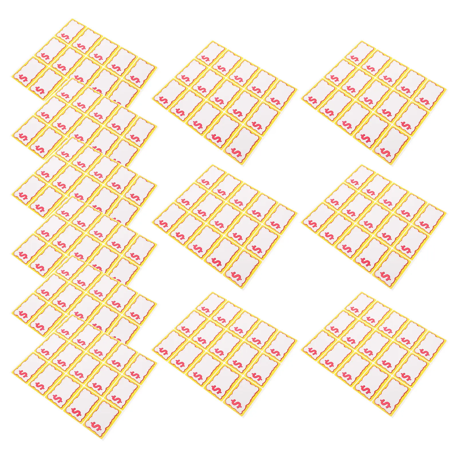 

600pcs Price Tags Stickers Cute Handwritten Removable Adhesive For Retail Store Supermarket Supplies Sale Signs