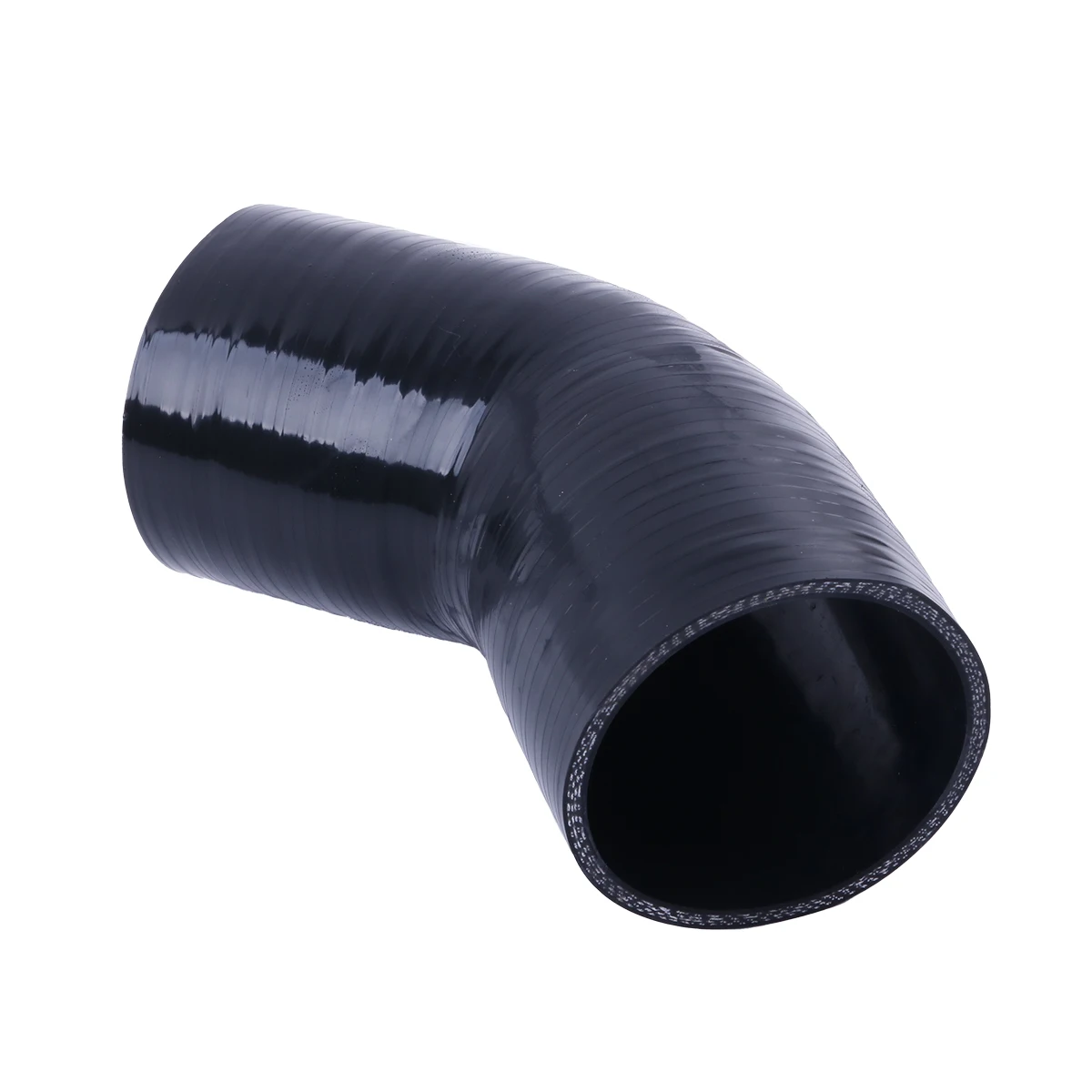 45 Degree Elbow  ID 63mm 70mm 76mm 80mm 83mm 89mm 95mm 102mm 114mm 127mm Universal Silicone Coolant Intercooler Tube Hose 3-ply