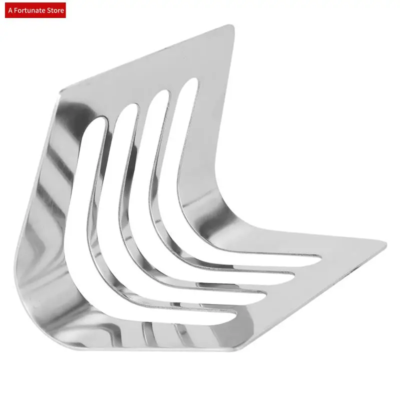 2X Toast Rack Bread Holder 4 Slice Slots Bread Loaf Stand Stainless Steel Tool Cooling Grid Bread Rack-A78G