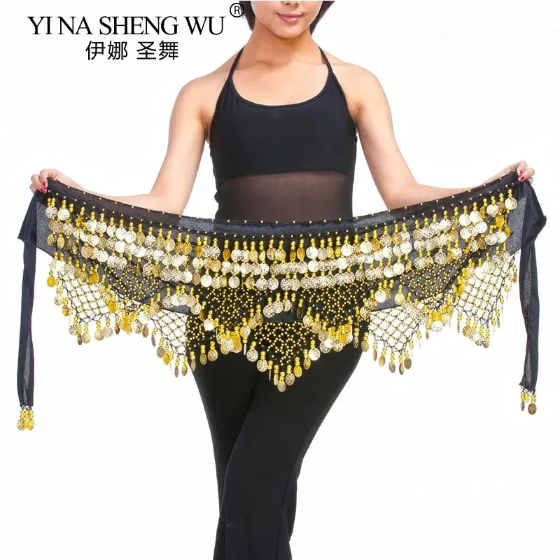 新スタイルのトップ販売ベリーダンスウエストチェーンヒップスカーフベリーダンスコインベルトダンスウエストベルトダンサーのアクセサリー