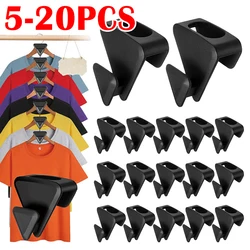 5-20Pcs Space Saving Closet Hanger Triangle Clothes Hanger Connector Hooks Wardrobe Coat Organizer Extendable Hanger Holder