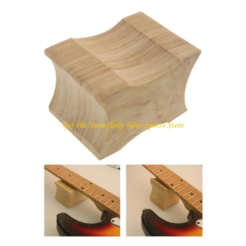 E56D 2 Usage Height Guitar Neck Rest Support Sponge Luthier Tool for Guitarist Luthier Setup Repair Tools Guitar Accessories