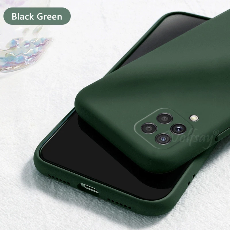 Silicone Soft Case For Samsung Galaxy A22 Cover For Samsung A22 Case Rubber Protector Case Galaxy A22 A12 A52 A72 A32 M51 M31S