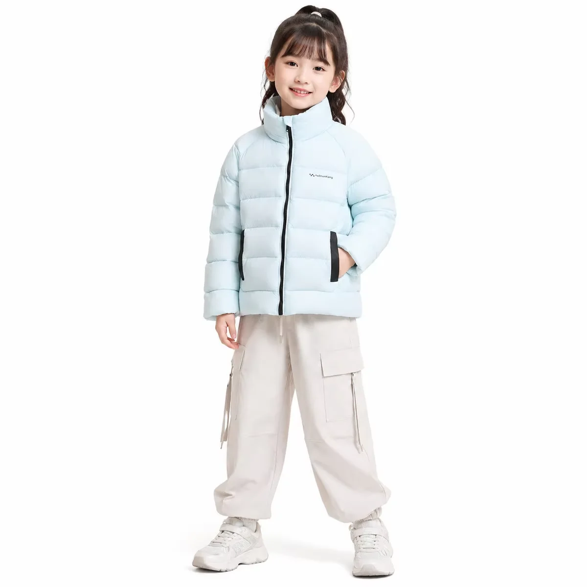 Children Down Jacket Autumn Winter New Fashion Boys Girls Lightweight Stand Collar Coat Warm Duck Down Outerwear Kids Clothing
