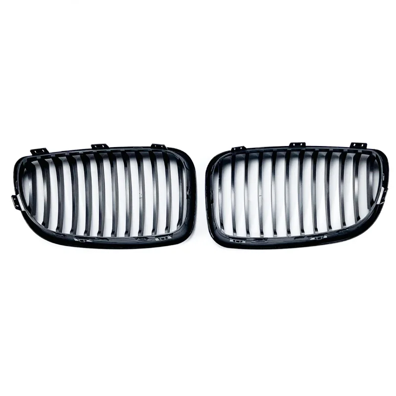 

Подходит для BMW 1 серии E87 2008-2014, однолинейная матовая черная передняя решетка почек, центральная сетка
