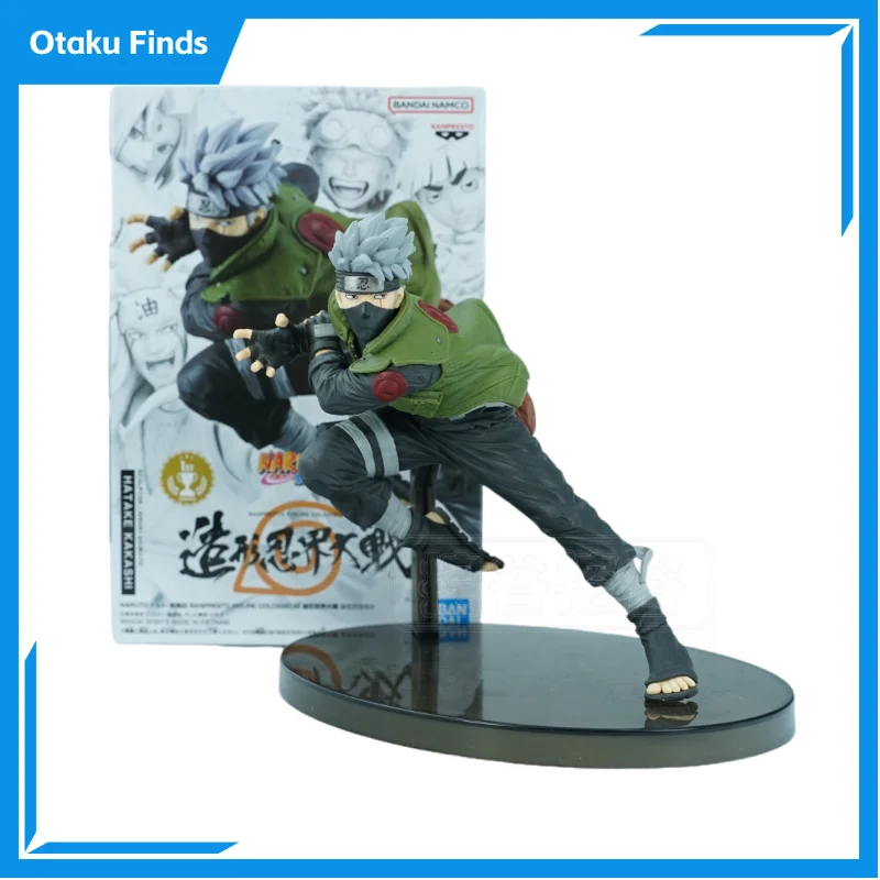 

【 in Stock 】 Bandai Glasses Factory Naruto Shippuden Style Ninja BANPRESSTO World War Series Kakashi Handmade Gift