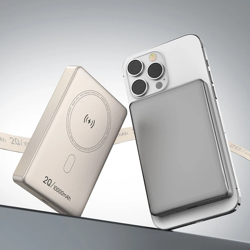 

Мини-беспроводной внешний аккумулятор емкостью 10000 мАч, магнитный портативный внешний аккумулятор с быстрой зарядкой 20 Вт для Magsafe Xiaomi iPhone