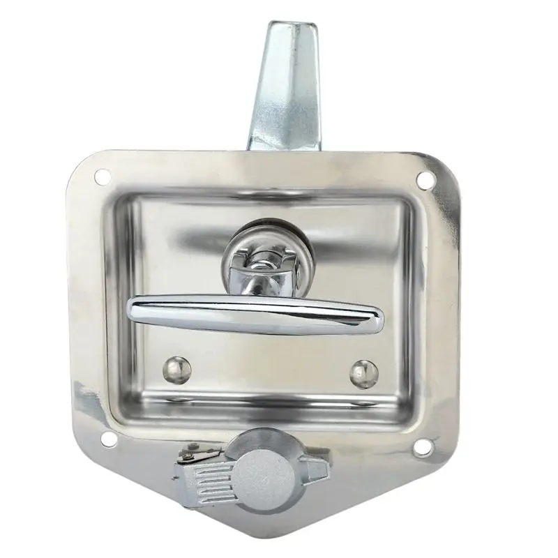 ABAH-3X Stainless Steel Folding T-Shape Handle Lock Tool Box Keys Kit For Truck Trailer Toolbox Electrical Cabinet