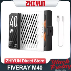 ZHIYUN FIVERAY M40 40W Led Lights Handheld Pocket Light Photo Video Lamp Fill Light Photography Lighting for Tiktok YouTube