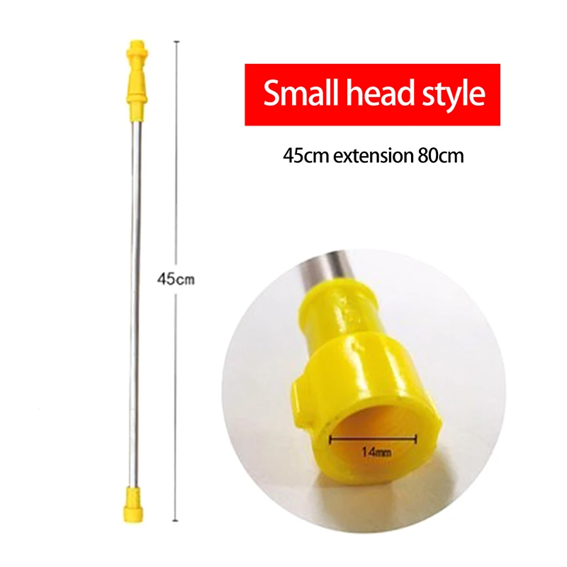 Hand Pressure Sprayer Retractable 0.45-0.8m Spraying Rod For Outdoor Garden Pesticide Spray Tree Watering Can Accessories