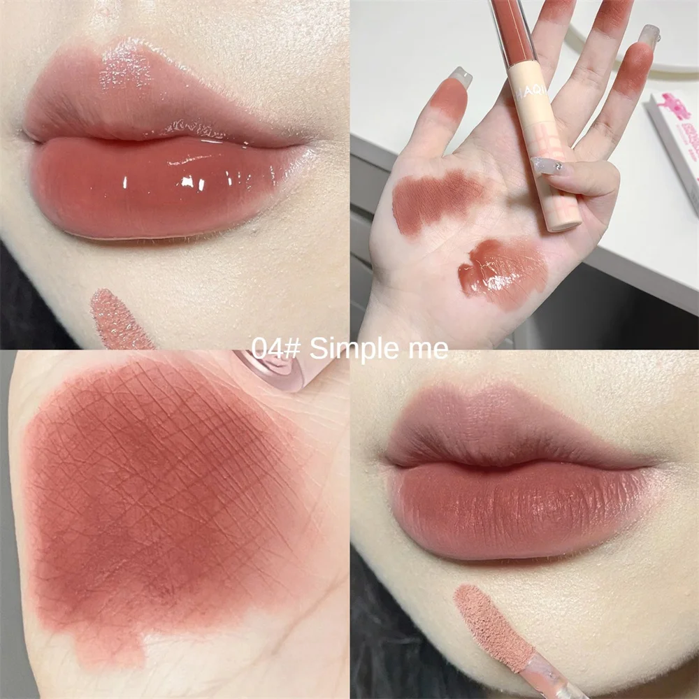 Mirror Water Lip Gloss, cristal duradouro, geleia Lip Glaze, hidratante, transparente, batom líquido impermeável, maquiagem lábios, 1 pc, 3pcs