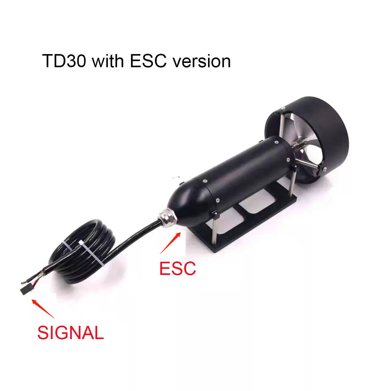 50V 1900W Brushless Underwater Thruster Motor  30kg Thrust IP68 Waterproof Built-in 80A ESC + 5V BEC for Kayak/unmanned Boat