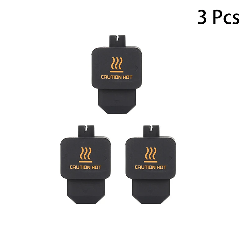 3-Pack Silicone Socks for Bambu Lab A1 Mini – Hotend Heater Block Insulation Covers (Heat Protection Sleeve)