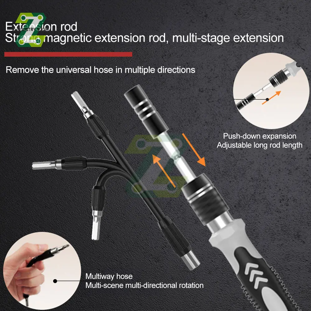 117 in 1 Precision Screwdriver Set For Phone Repair Kit Magnetic Bits Magnet Mini Screwdriver Household Repair Tools Kit