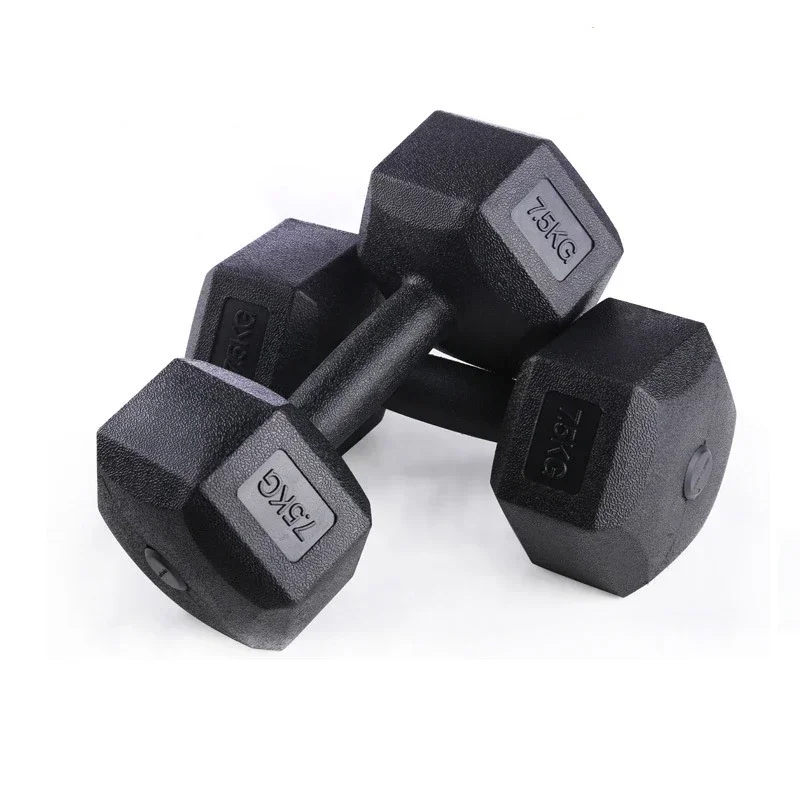 Hexagonal Dumbbell Fitness Weight Lifting Exercise Dumbbell Fitness Equipment Arm Muscle Training Home Fitness Equipment