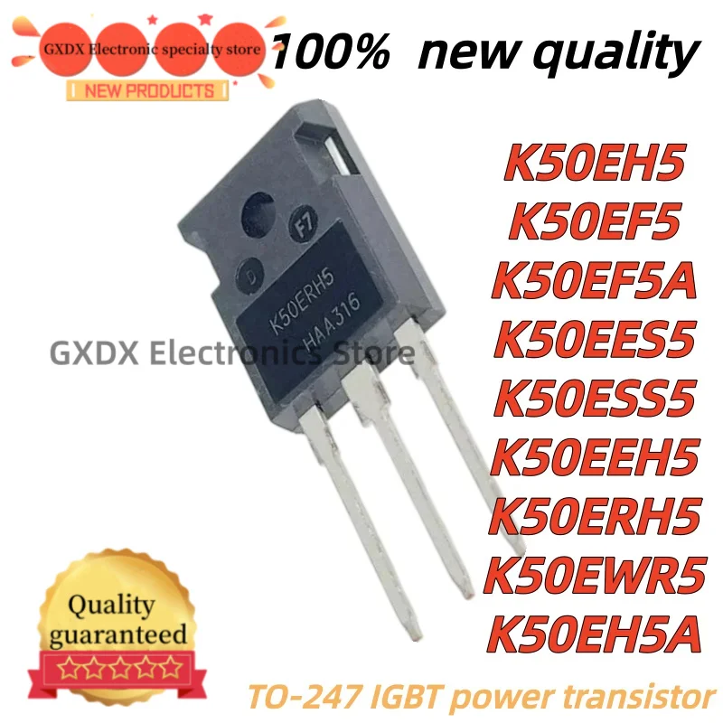 5pcs IKW50N65H5 K50EEH5 IKW50N65EH5 K50EH5A K50EF5A K50ERH5 IKW50N65RH5 K50EWR5IKW50N65WR5 K50EES5 IKW50N65ES5 K50ESS5 K50EH5