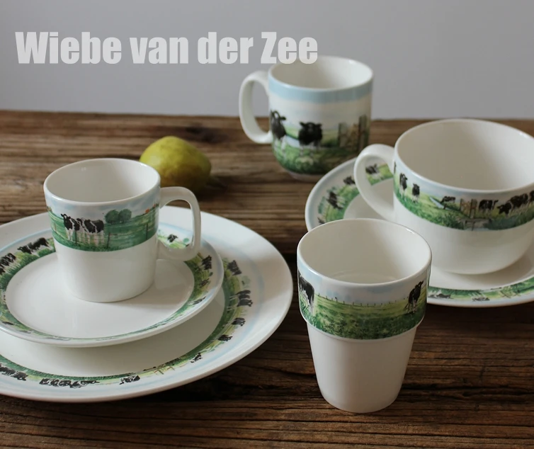 

Export Dutch dairy farm tableware plates cups coffee cups milk cups