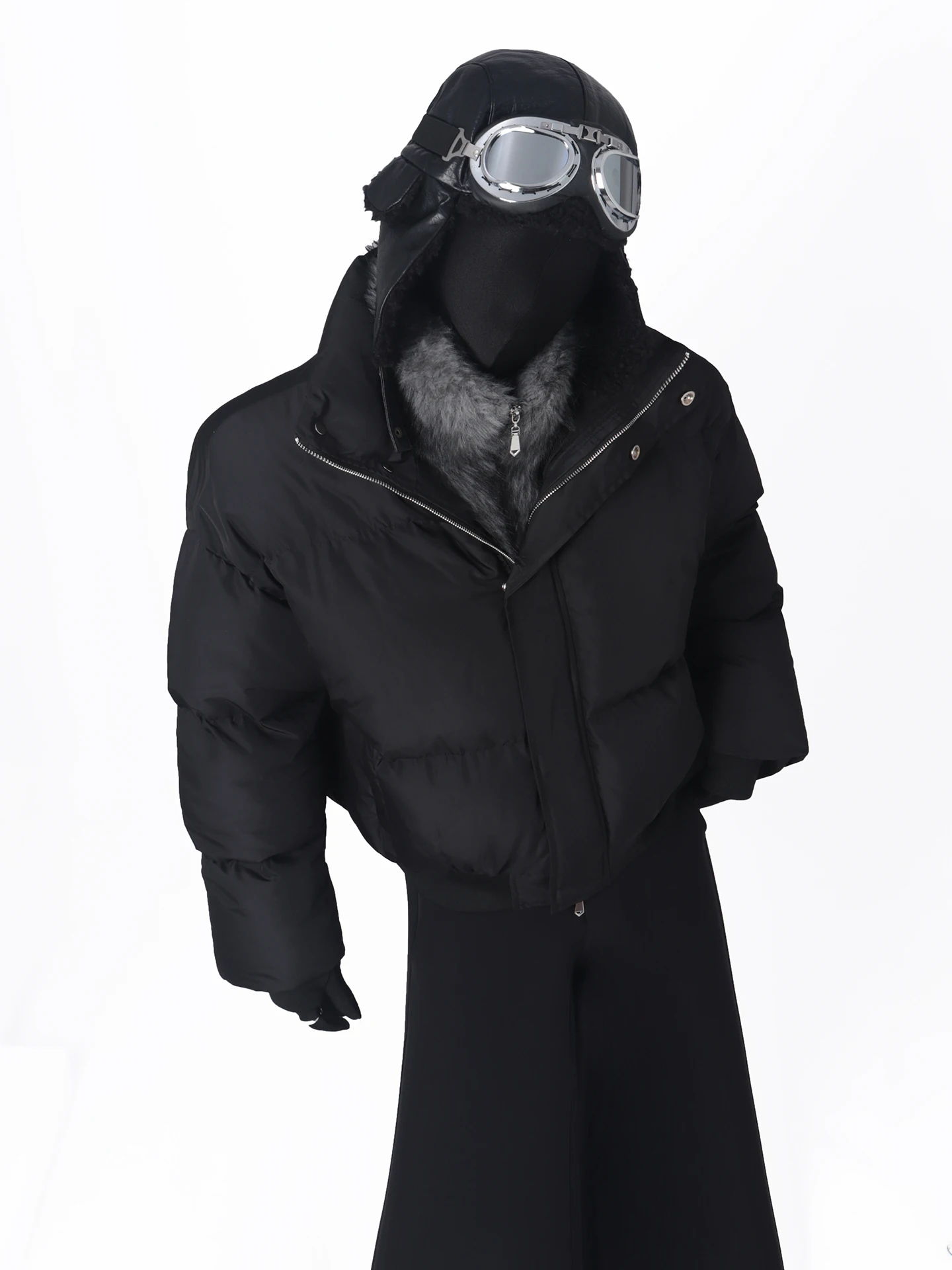 Fashion Faux Two-Piece Warm Parkas Men Women 2025 Winter New Thickened Warm Jacket Design Parkas Long Sleeve Handsome Chic Coats