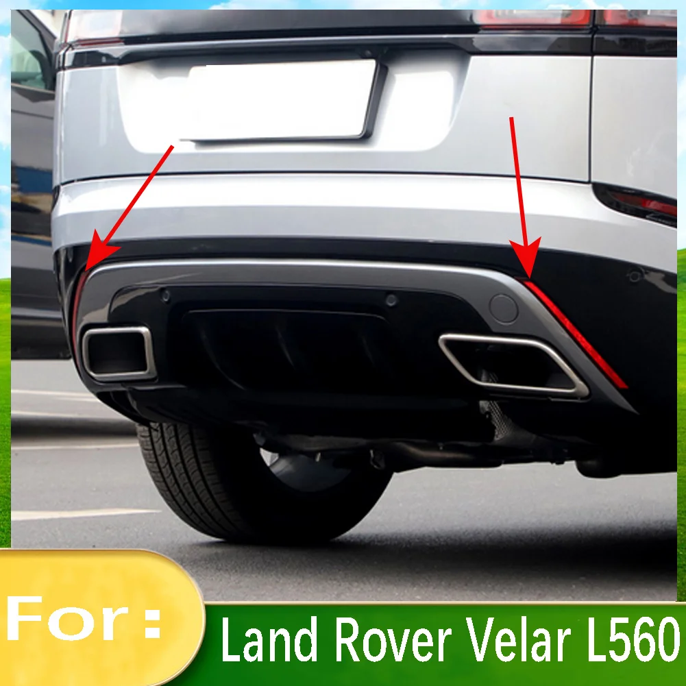 

For Land Rover Range Rover Velar L560 2017 2018-2022 Car Rear Bumper Reflector Warning Strip Signal Light Parking Brake Light