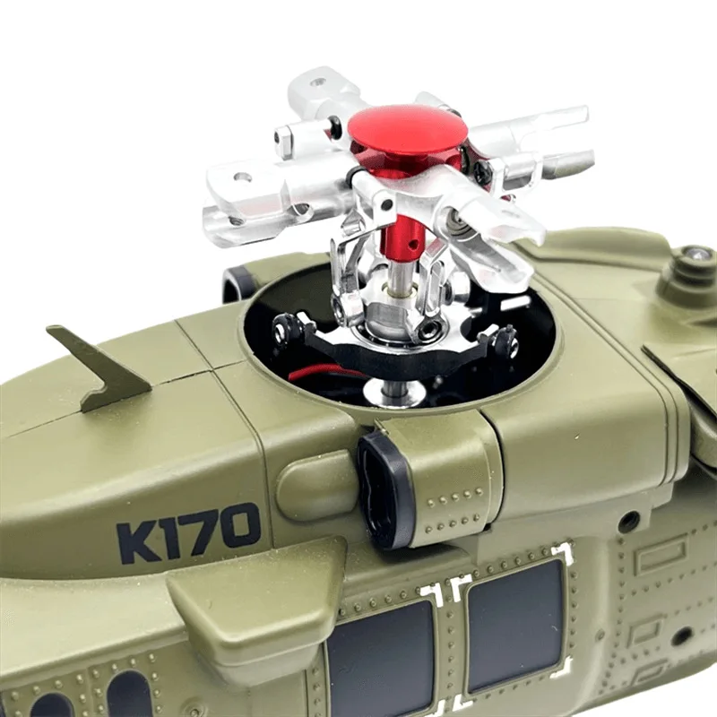 Wltoys K124 K170 Metal Rotor Head Blade Clamp Crosshead Swashplate Set RC Remote Control Helicopter Upgrade Parts Accessories