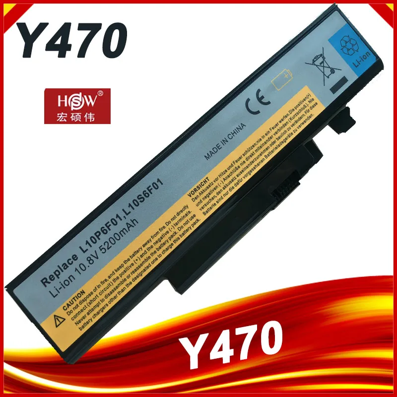 

Laptop Battery For Lenovo Ideapad Y470 Y470A Y570 Y570A 57Y6625 57Y6626 L10C6F01 L10P6F01 L10S6F01 Replacement Battery