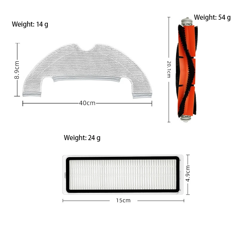 Акция! Основная щетка для пылесоса Dreame Bot L10 Plus / Z10 Pro / D10 PLUS, боковая щетка, Швабра, ткань, HEPA фильтр, мешки для пыли, детали