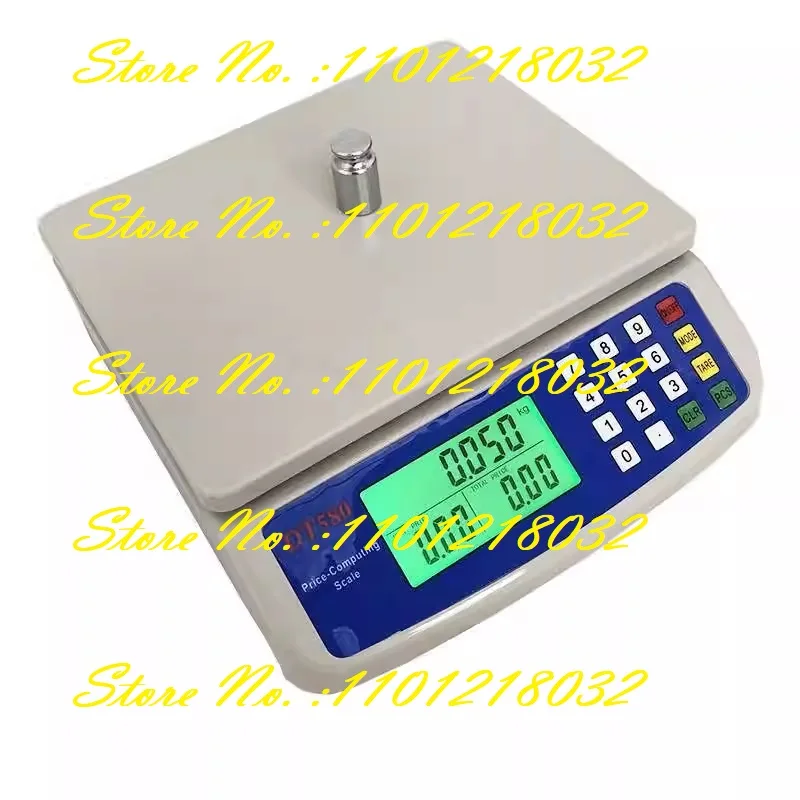 DT580 electronic platform scale commercial portable pricing scale high-precision counting 30kg/LB scale can switch languages